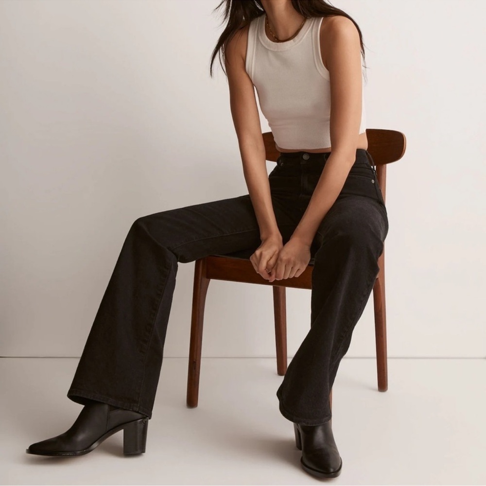 Madewell The perfect Vintage Flare Jeans black size 23 Western - Picture 2 of 16